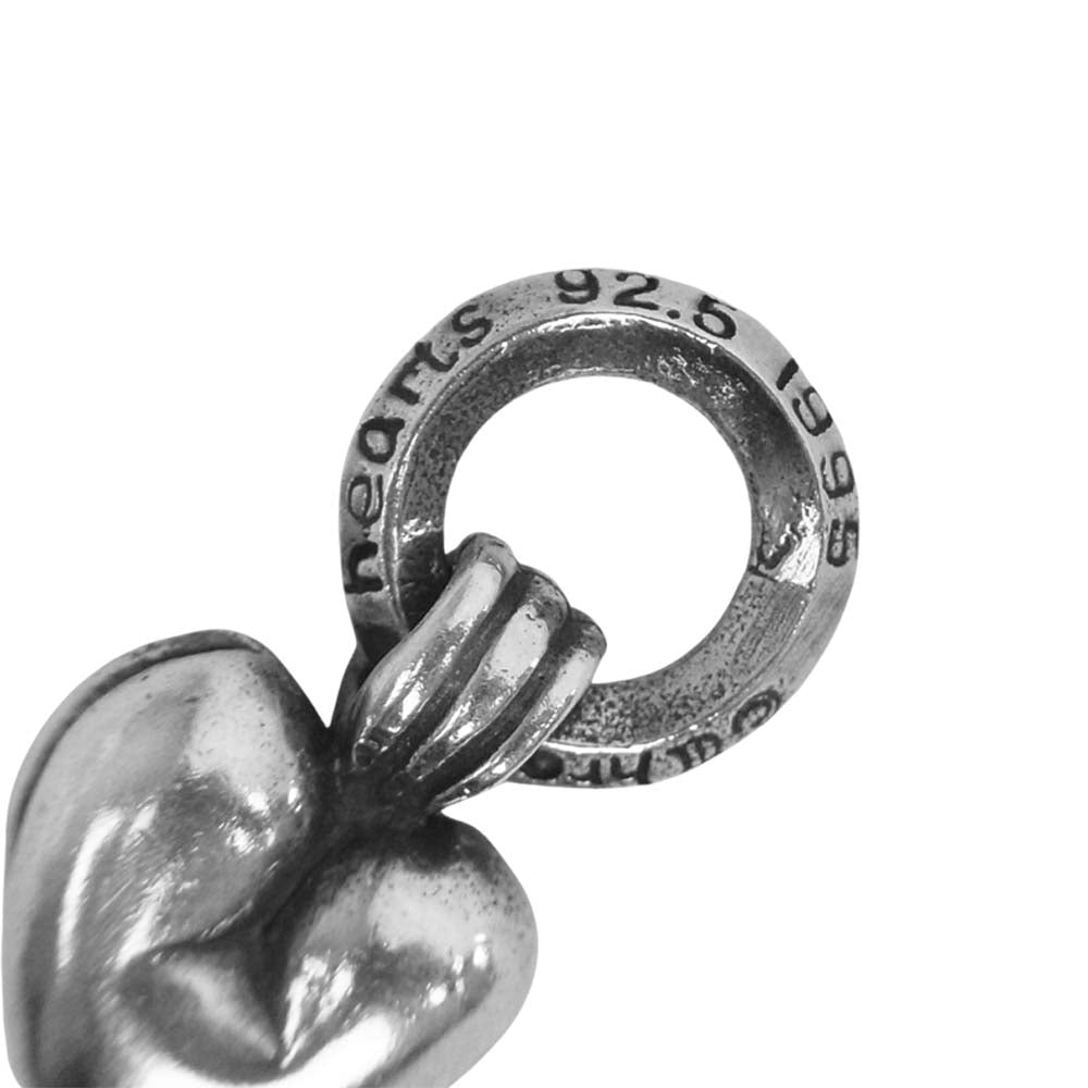 CHROME HEARTS クロムハーツ（原本無） HEART CHARM ハート チャーム ペンダント シルバー系【中古】