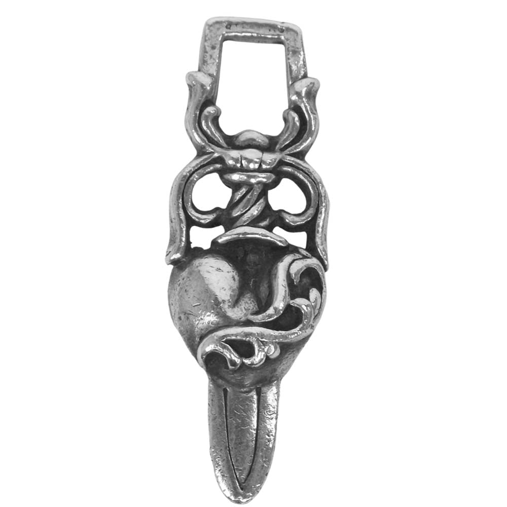 CHROME HEARTS クロムハーツ（原本無） DAGGER HEART ハート ダガー チャーム シルバー系【中古】