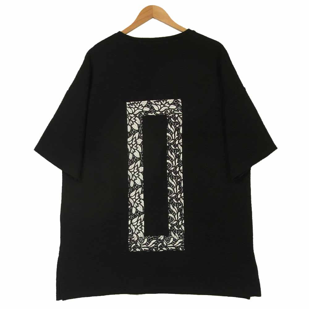 NO ID. ノーアイディ 448006-621T NOレース BIG-T オーバーサイズ 半袖 Tシャツ ブラック系 ONE【新古品】【未使用】【中古】