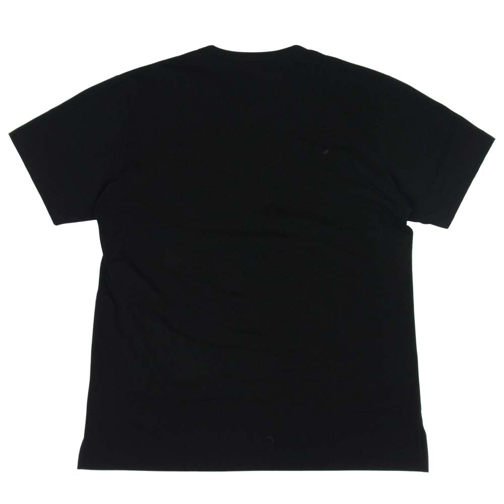 Yohji Yamamoto ヨウジヤマモト 21SS GT-T46-040 GroundY グラウンドワイ Basic Cut Sew English Newspaper x Antique Flower PatternA プリント Tシャツ ブラック系 ホワイト系 3【新古品】【未使用】【中古】