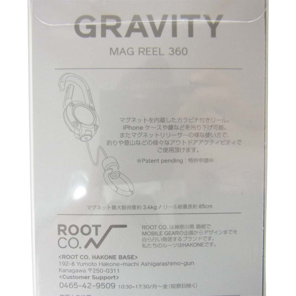 BRIEFING ブリーフィング × ROOT CO. ルートコー BRW211G18 MAG REEL 360 マグネット キーホルダー カラビナ ブラック系【新古品】【未使用】【中古】