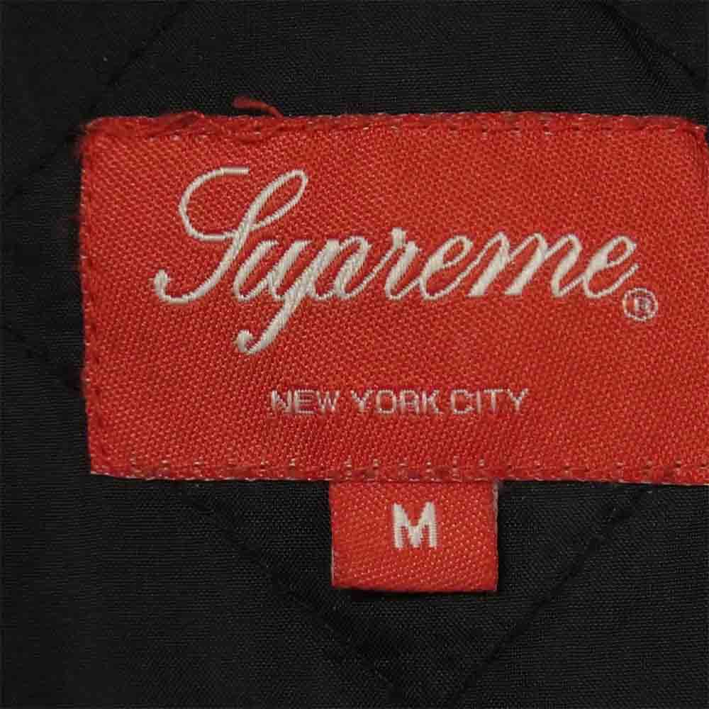 Supreme シュプリーム インデペンデント independent 17AW Quilted Flannel Shirt キルティング フランネル シャツ ジャケット グレイッシュグレー系 M【中古】