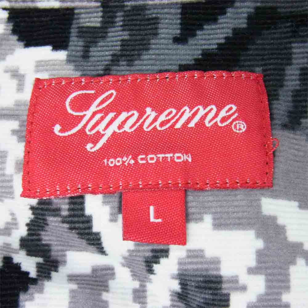 Supreme シュプリーム 20AW Digi Floral Corduroy Shirt デジ フローラル コーデュロイ シャツ マルチカラー系 L【美品】【中古】