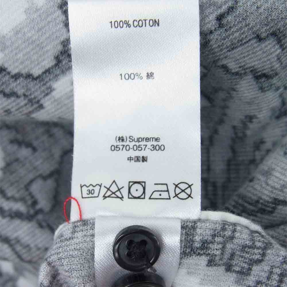 Supreme シュプリーム 20AW Digi Floral Corduroy Shirt デジ フローラル コーデュロイ シャツ マルチカラー系 L【美品】【中古】