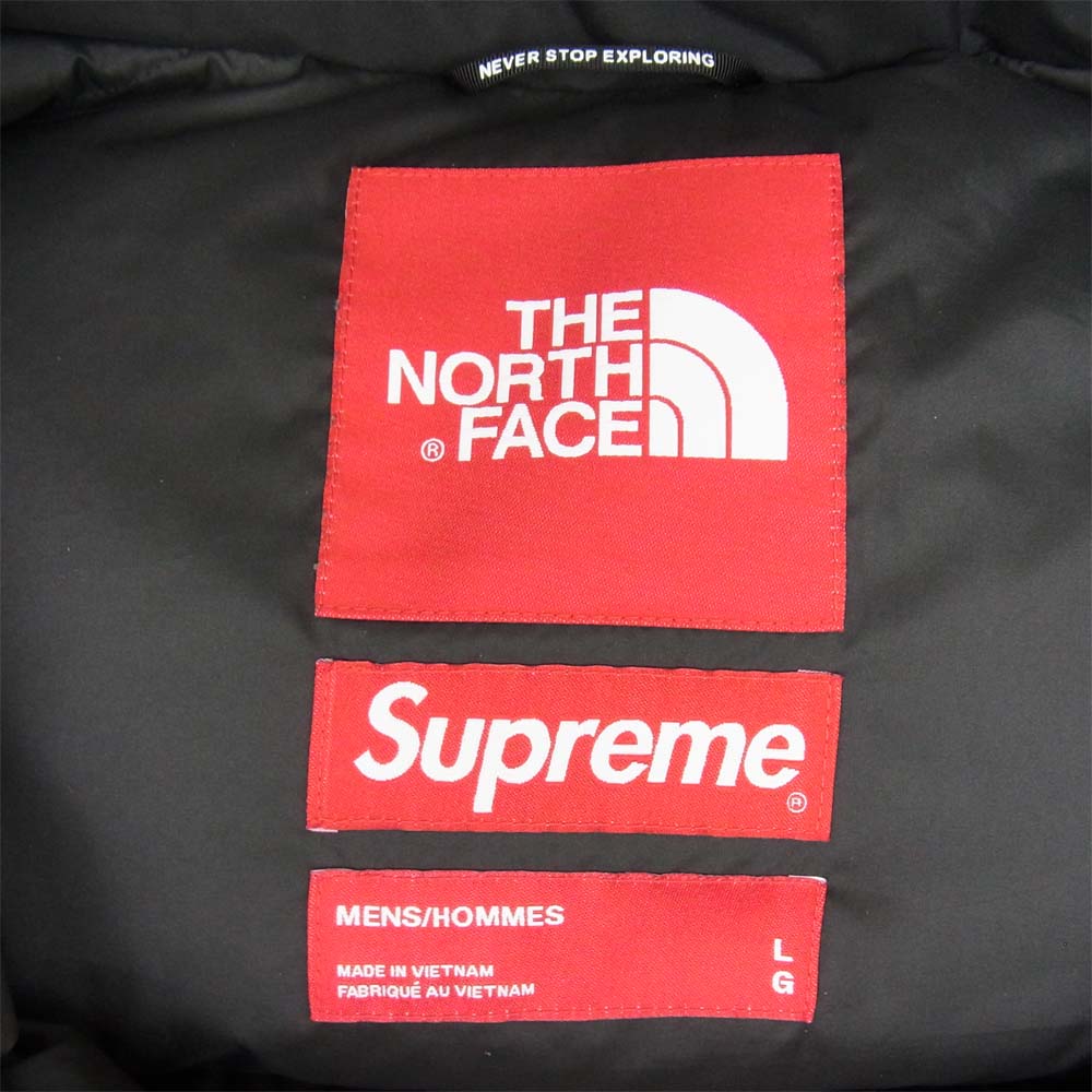 Supreme シュプリーム 19AW ND91901I THE NORTH FACE Statue of Liberty Baltoro Jacket ノースフェイス 自由の女神 バルトロ ダウン ジャケット L【中古】