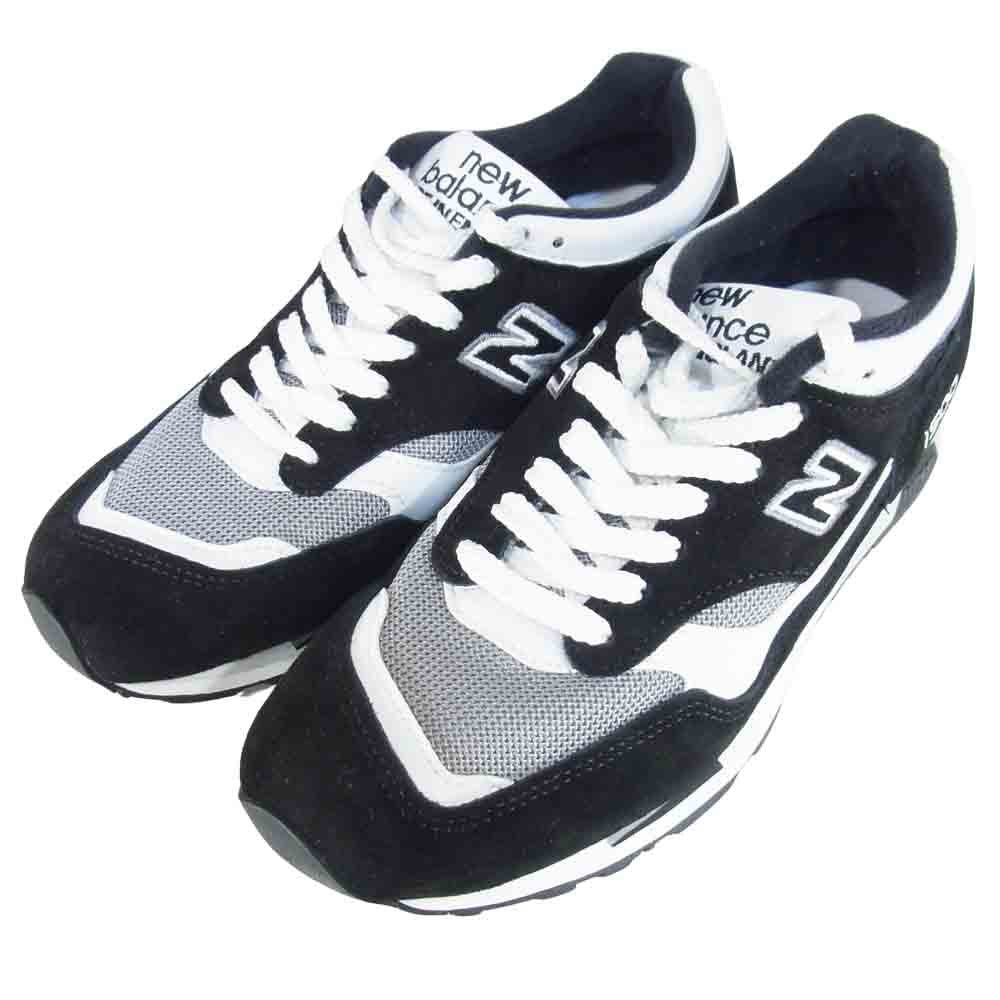 NEW BALANCE ニューバランス 英国製 M1500KWG レディースサイズ ランニング スニーカー ブラック系 US5.5【中古】