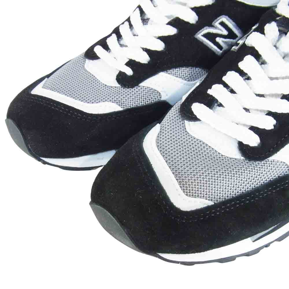 NEW BALANCE ニューバランス 英国製 M1500KWG レディースサイズ ランニング スニーカー ブラック系 US5.5【中古】