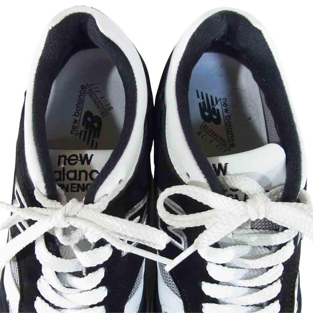 NEW BALANCE ニューバランス 英国製 M1500KWG レディースサイズ ランニング スニーカー ブラック系 US5.5【中古】