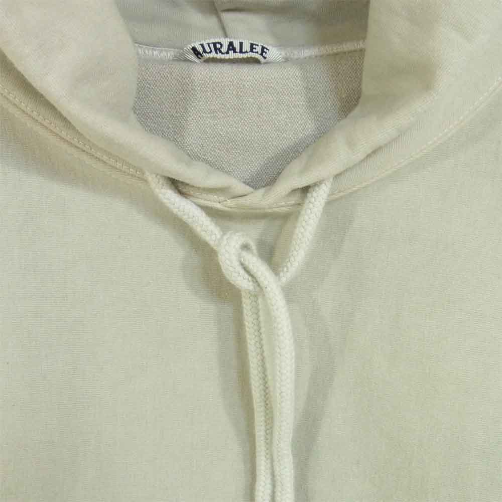AURALEE オーラリー SUPER MILLED SWEAT P/O PARKA スーパー ミルド プルオーバー ベージュ系【美品】【中古】