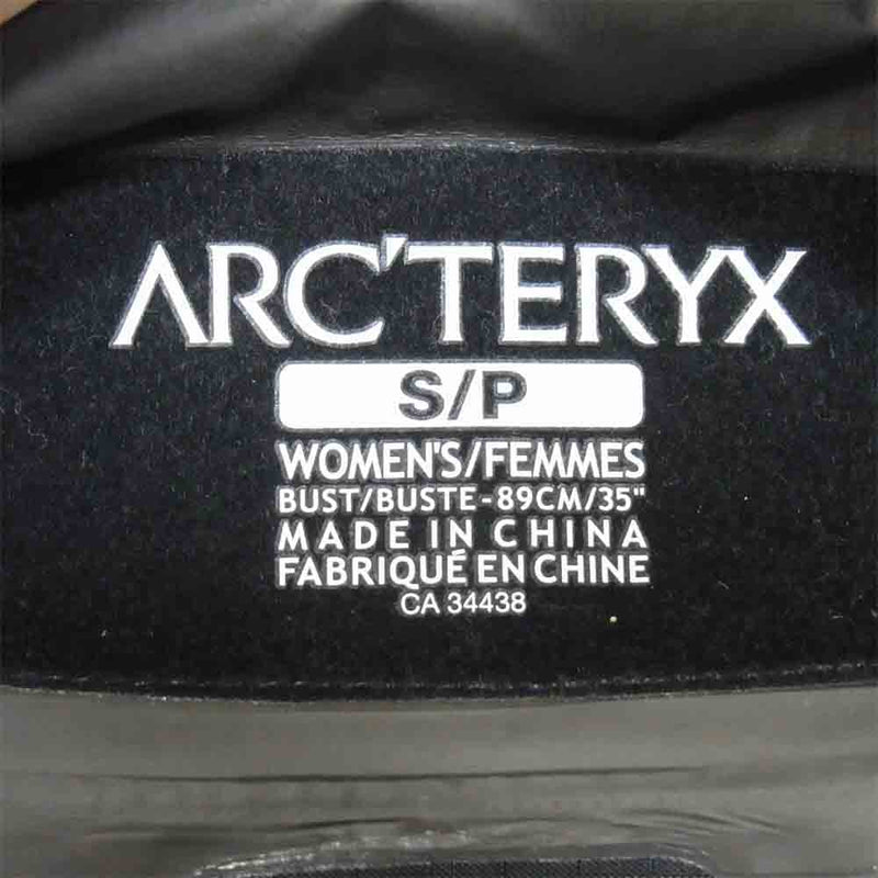 ARC'TERYX アークテリクス 国内正規品 WOMEN''S BETA SL JACKET レディース ベータ SL ジャケット ブラック系 S【中古】