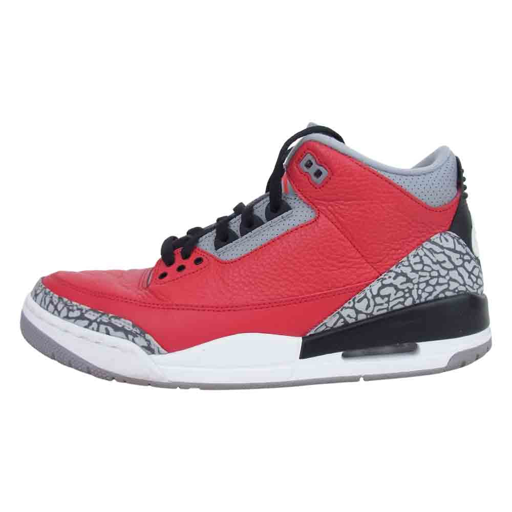 NIKE ナイキ CK5692-600 AIR JORDAN 3 RETRO エアジョーダン 3 レトロ レッド系 28.5cm【中古】