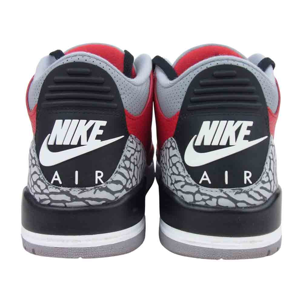 NIKE ナイキ CK5692-600 AIR JORDAN 3 RETRO エアジョーダン 3 レトロ レッド系 28.5cm【中古】