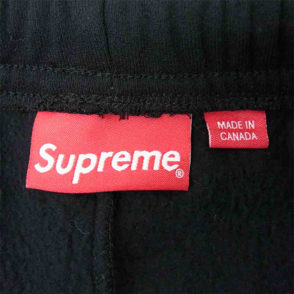 Supreme シュプリーム 18SS Leg Embroidery Sweatshort ロゴ スウェット ショーツ ブラック系 M【中古】