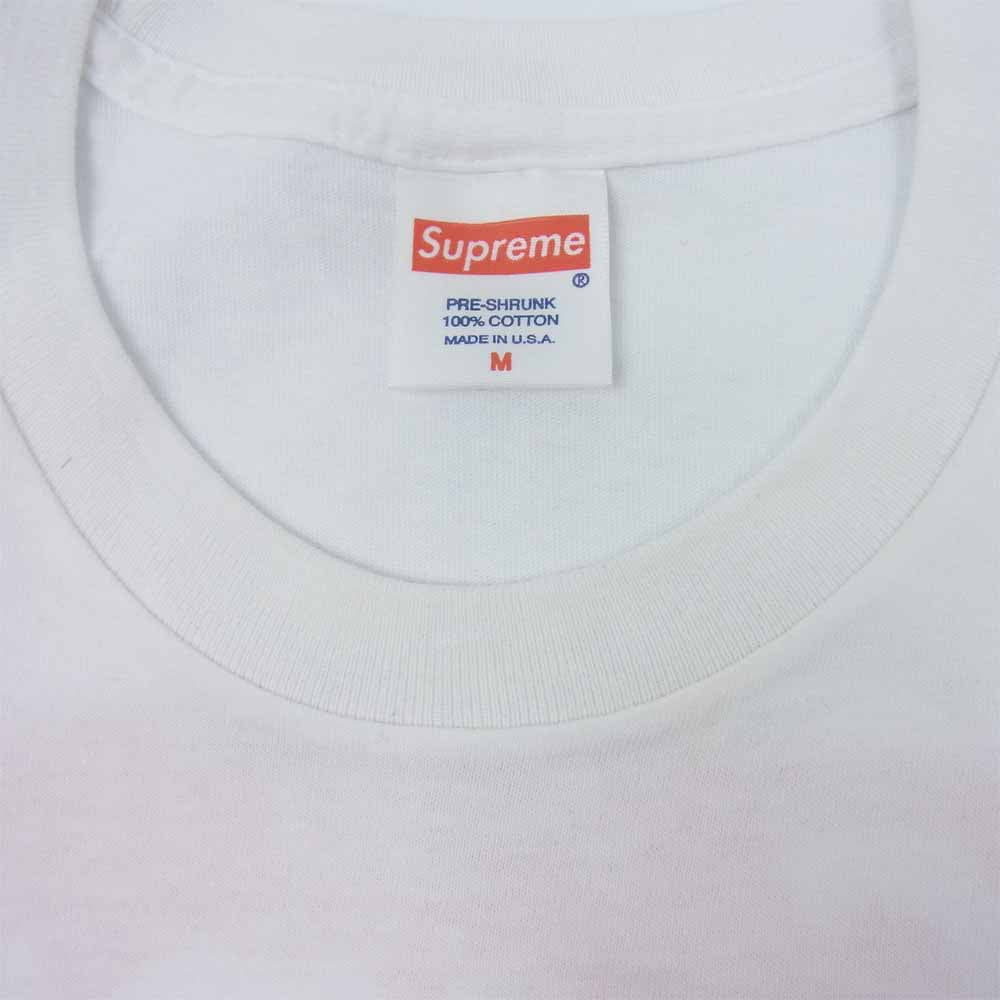 Supreme シュプリーム 14SS ANTI HERO Pocket Logo Tee Tシャツ ホワイト系 M【中古】