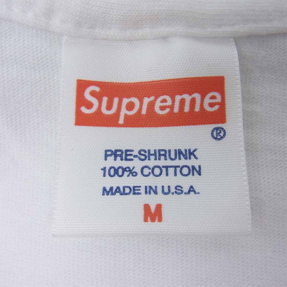 Supreme シュプリーム 14SS ANTI HERO Pocket Logo Tee Tシャツ ホワイト系 M【中古】