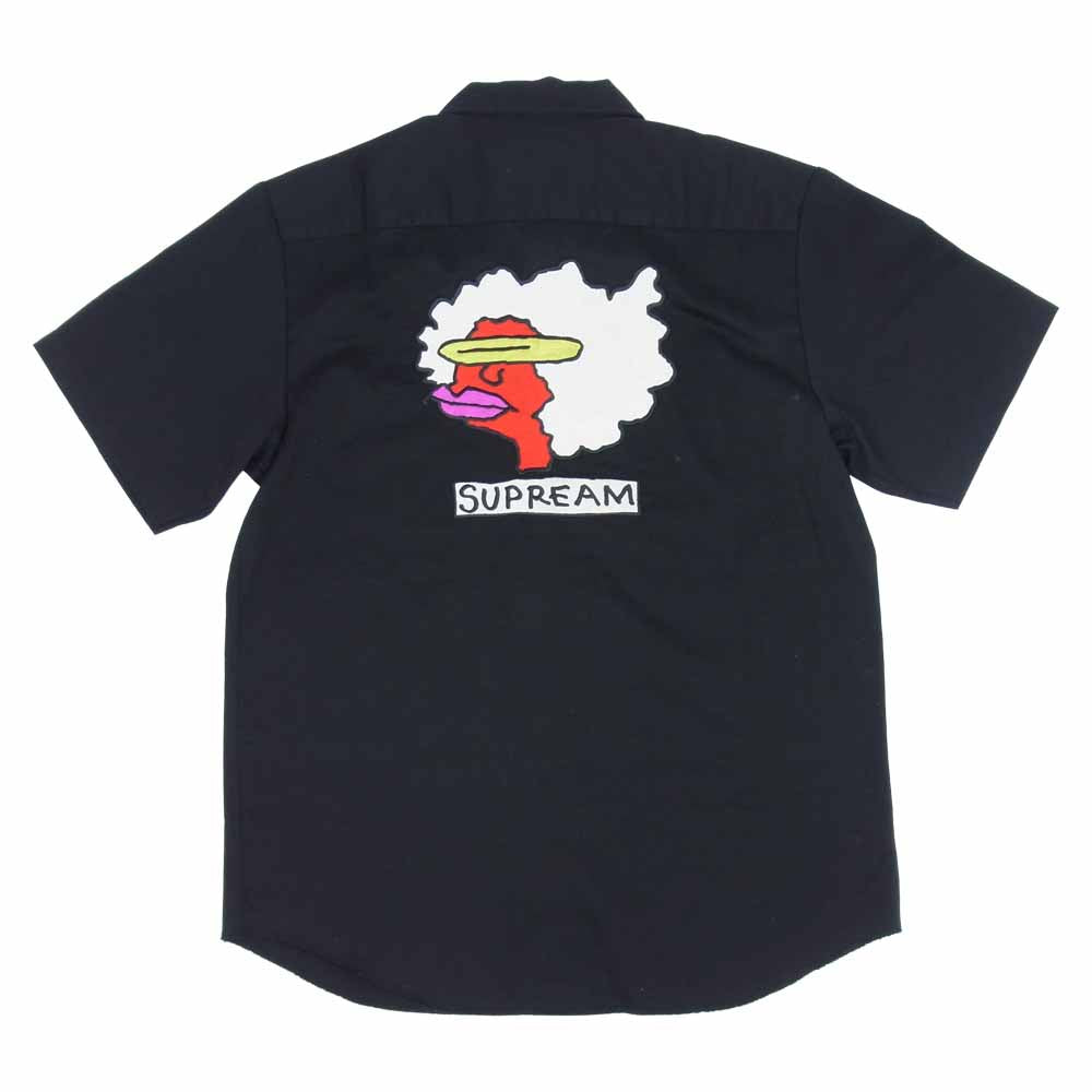 Supreme シュプリーム 17AW Gonz Work Shirt マーク ゴンザレス ワーク シャツ ブラック系 M【新古品】【未使用】【中古】