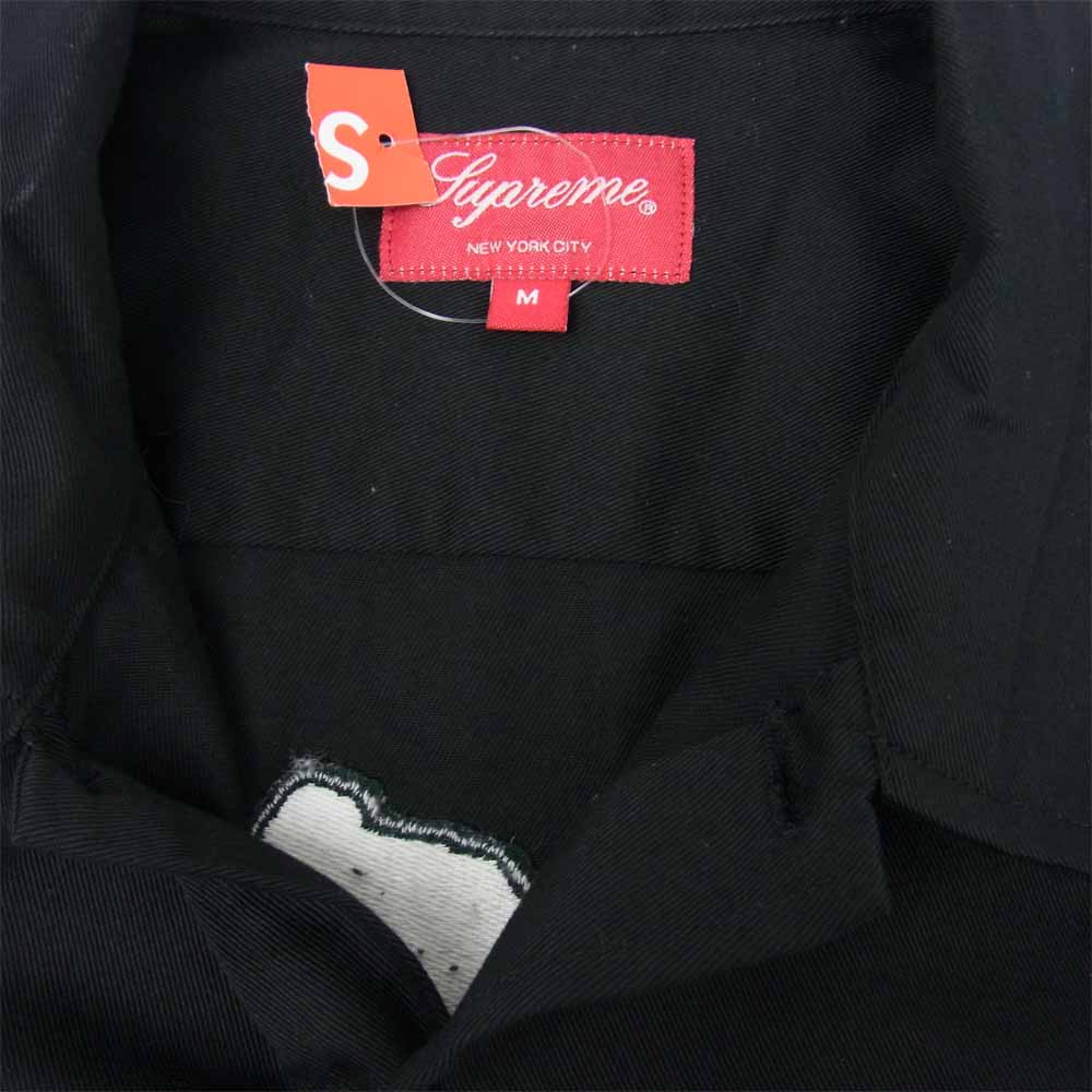 Supreme シュプリーム 17AW Gonz Work Shirt マーク ゴンザレス ワーク シャツ ブラック系 M【新古品】【未使用】【中古】