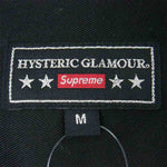 Supreme シュプリーム 17aw HYSTERIC GLAMOUR ヒステリックグラマー S/S Work Shirt ショートスリーブ ワーク シャツ ブラック系 M【極上美品】【中古】