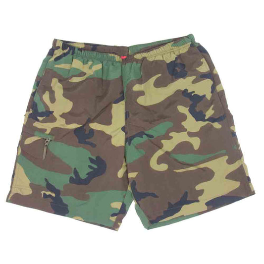 Supreme シュプリーム 19SS Nylon Trail Short Woodland Camo ウッドランド カモ ショーツ グリーン系 カモ柄 M【新古品】【未使用】【中古】