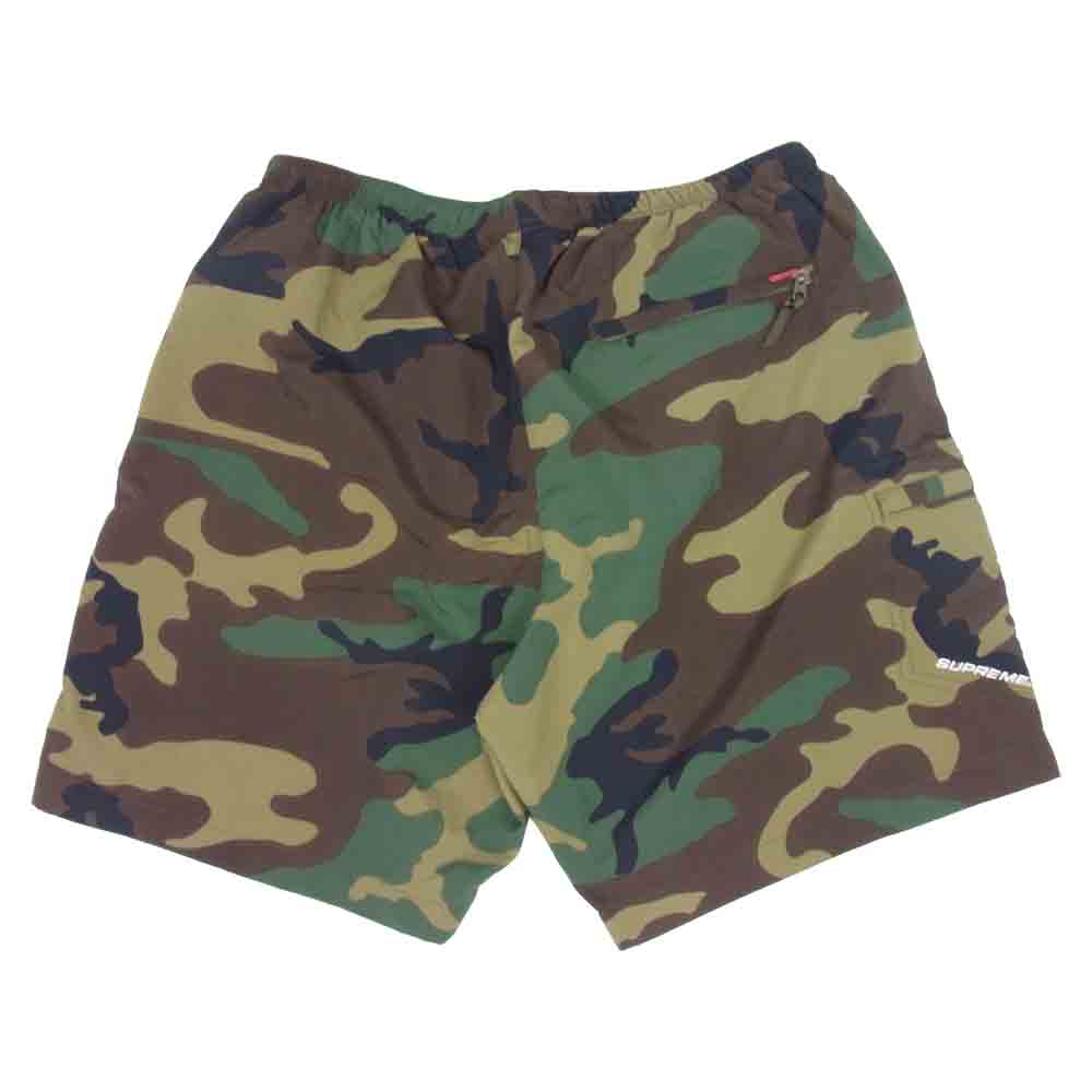 Supreme シュプリーム 19SS Nylon Trail Short Woodland Camo ウッドランド カモ ショーツ グリーン系 カモ柄 M【新古品】【未使用】【中古】