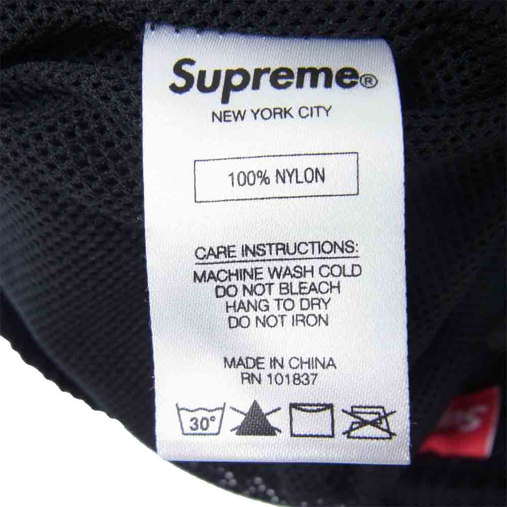 Supreme シュプリーム 17SS  Split Logo Water Short バックロゴ ナイロン ショート パンツ ブラック系 M【中古】