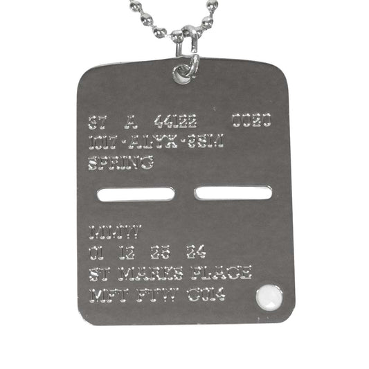 1017 アリクス 9SM AAUJW0014OT02 MILITARY TAG ミリタリー タグ ネックレス シルバー系【中古】