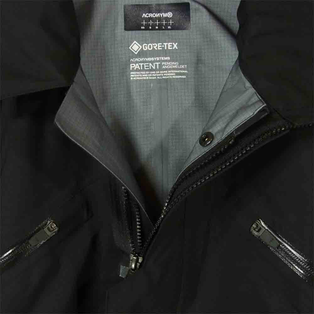 アクロニウム 20AW J1B-GT 3L Gore-Tex Pro Interops Jacket ゴアテックス ジャケット ブラック系 S【中古】