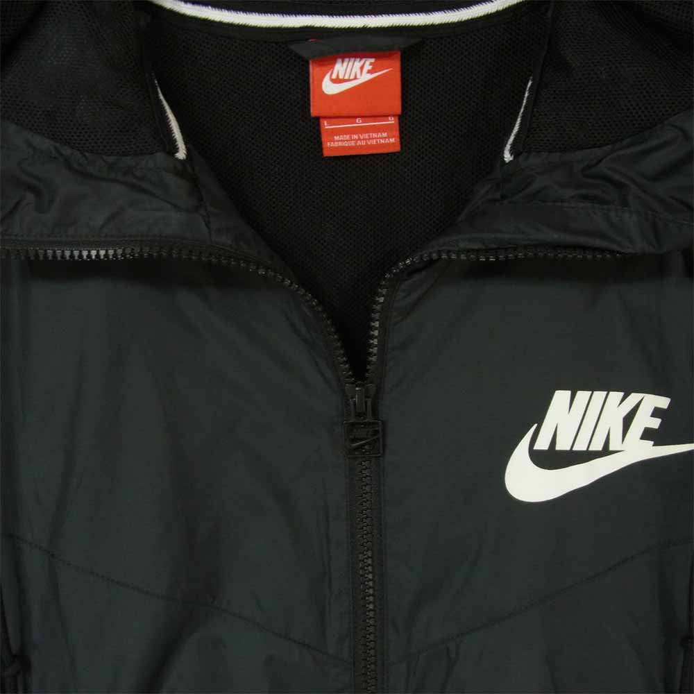 NIKE ナイキ 544120-010 WIND RUNNER ウインドランナー ジャケット ポリエステル ベトナム製 ブラック系 L【中古】