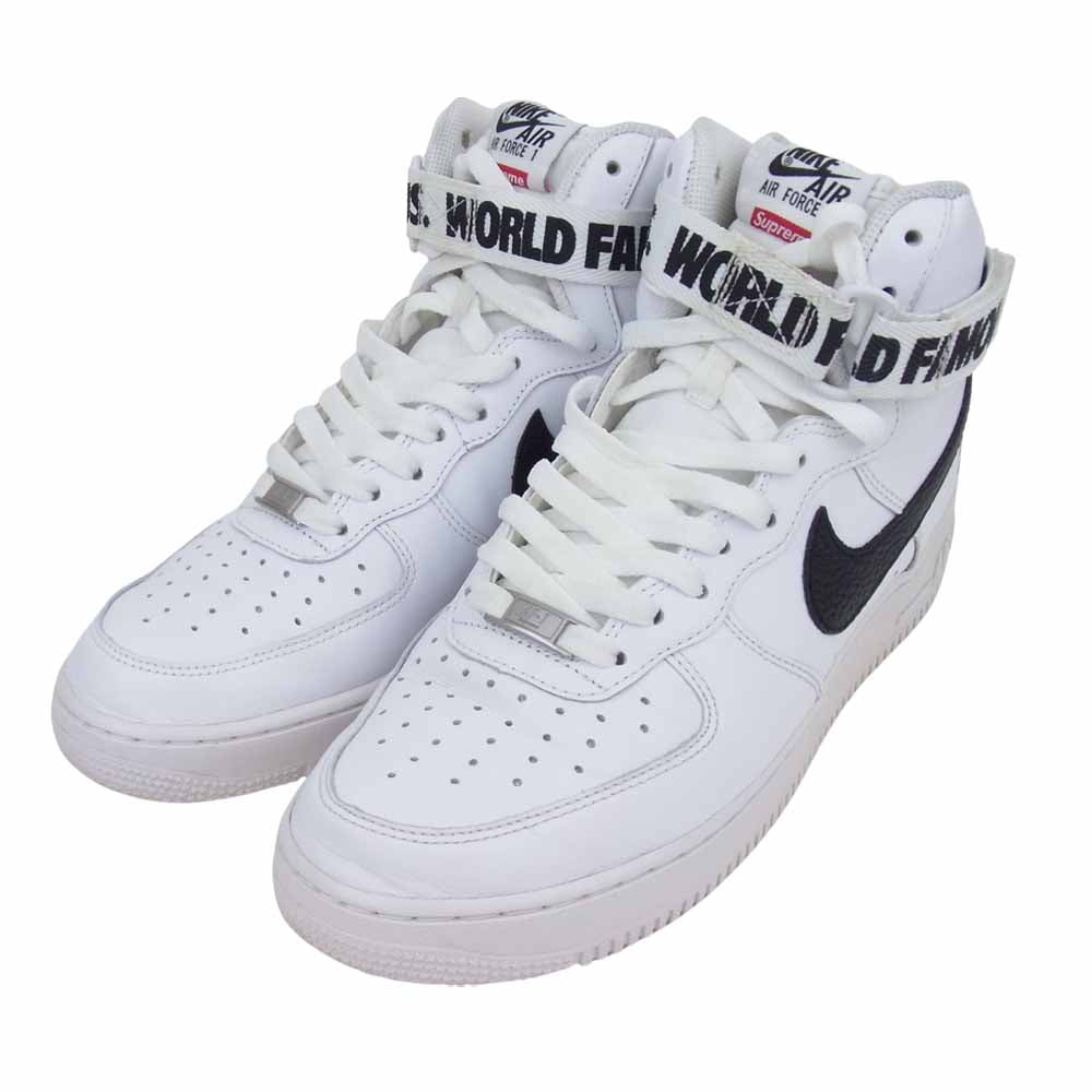 NIKE ナイキ 315123-111 AIR FORCE 1 MID 07 エアフォース ワン ミッド スニーカー ホワイト系 ブラック系 27.5cm【中古】