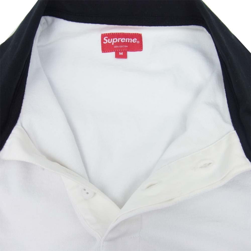 Supreme シュプリーム 16SS S/S Rugby ラガー ポロシャツ ホワイト系 M【中古】
