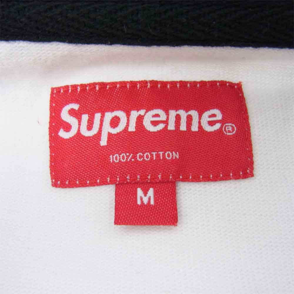Supreme シュプリーム 16SS S/S Rugby ラガー ポロシャツ ホワイト系 M【中古】