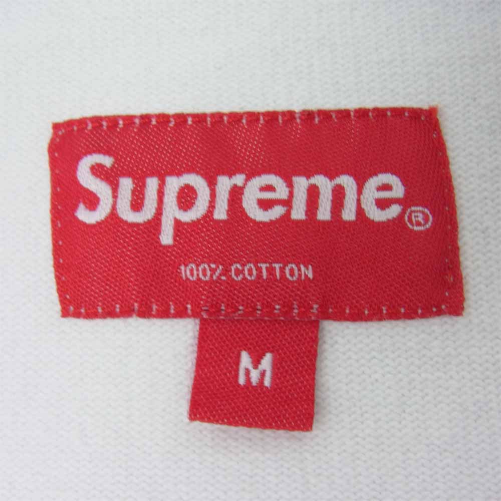 Supreme シュプリーム 16AW L/S Split Rugby スプリット ラグビー 長袖 ポロシャツ ホワイト系 ブラック系 M【中古】