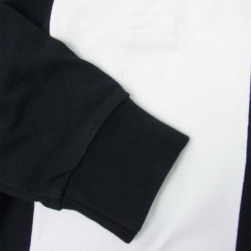 Supreme シュプリーム 16AW L/S Split Rugby スプリット ラグビー 長袖 ポロシャツ ホワイト系 ブラック系 M【中古】