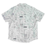 Supreme シュプリーム 20AW Receipts Rayon S/S Shirts レシート プリント レーヨン シャツ ホワイト系 M【美品】【中古】