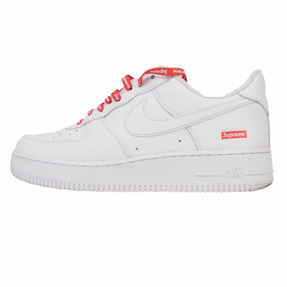 Supreme シュプリーム × NIKE ナイキ 20SS CU9225-100 AIR FORCE 1 LOW エア フォース ロー スニーカー ホワイト系 27.5cm【中古】