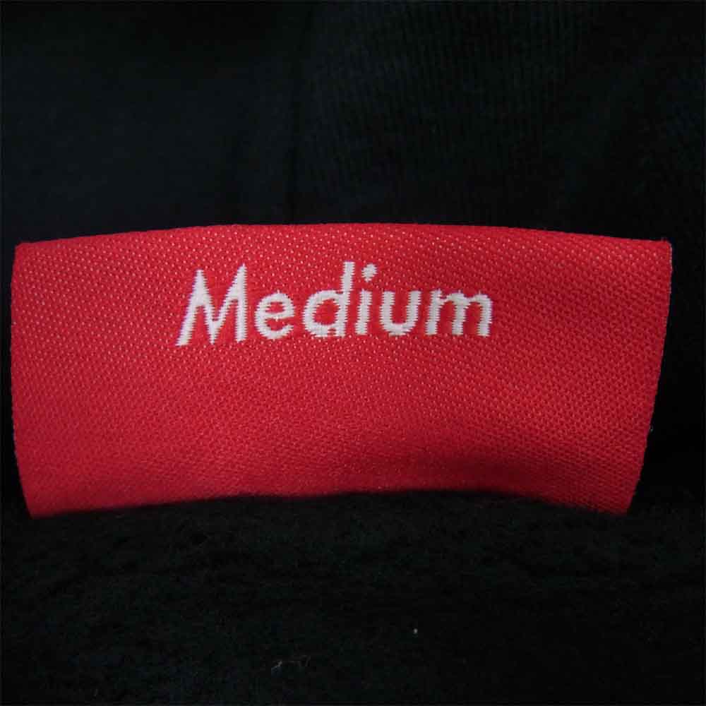 Supreme シュプリーム 18SS Sideline Hooded Sweatshirt 袖ロゴ パーカー プルオーバー ブラック系 M【美品】【中古】