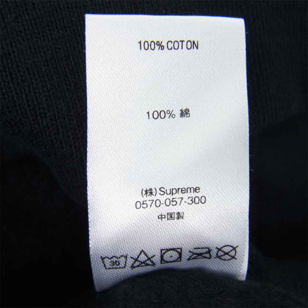 Supreme シュプリーム 18SS Sideline Hooded Sweatshirt 袖ロゴ パーカー プルオーバー ブラック系 M【美品】【中古】