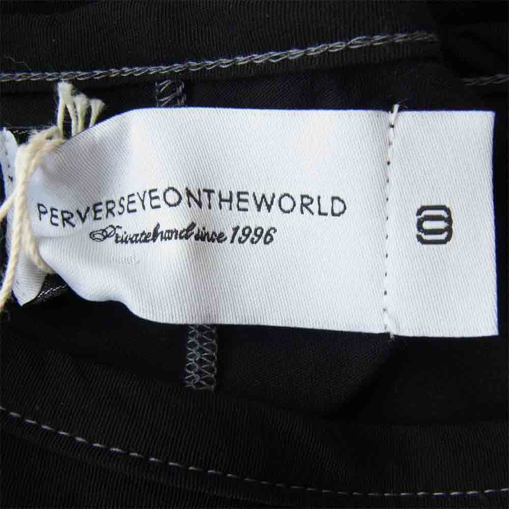 ピーイーオーティーダブリューエージー C-003-175 DOLMAN L/S ドルマン 長袖 カットソー ブラック系 1【新古品】【未使用】【中古】