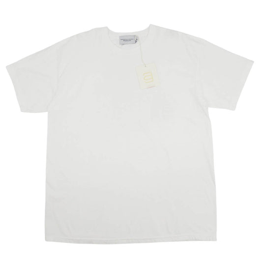 ピーイーオーティーダブリューエージー C-050-001 TEE GO-D バックプリント Tシャツ 3 ホワイト系 3【新古品】【未使用】【中古】