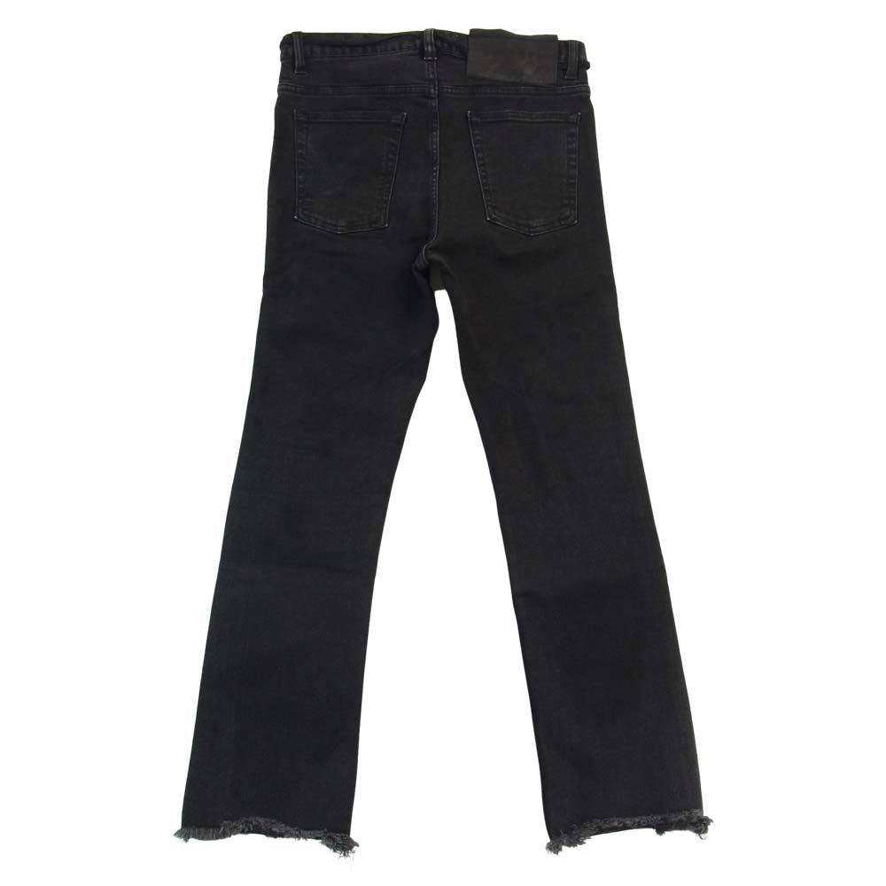 ピーイーオーティーダブリューエージー P-015-054 BOOTS CUT B.S ブーツ カット デニム パンツ ブラック系 1【中古】
