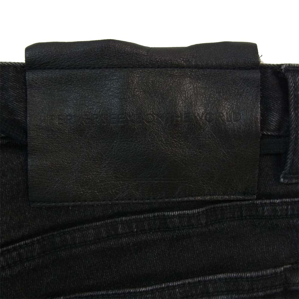 ピーイーオーティーダブリューエージー P-015-054 BOOTS CUT B.S ブーツ カット デニム パンツ ブラック系 1【中古】