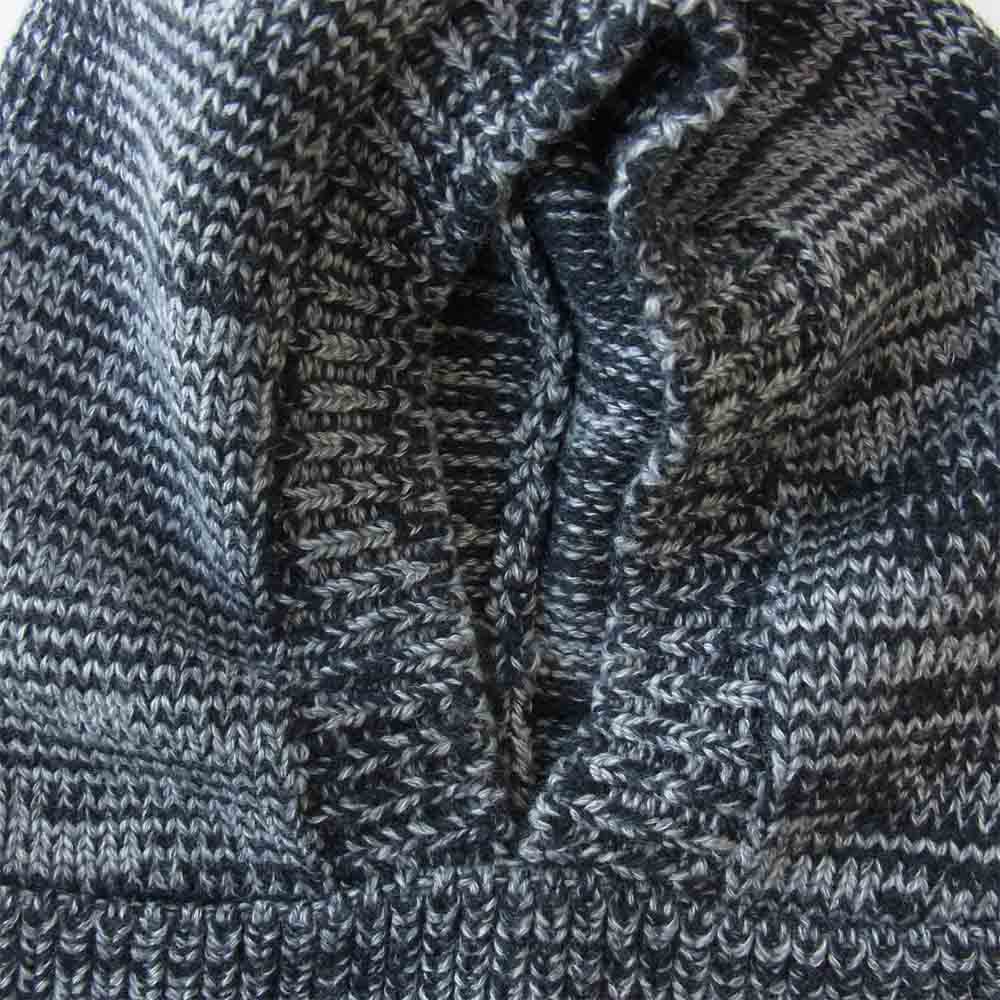 ジョンメイソンスミス KN-#644 NECK WARMER HOODIE ネックウォーマー フーディー　 MIX GRAY【新古品】【未使用】【中古】