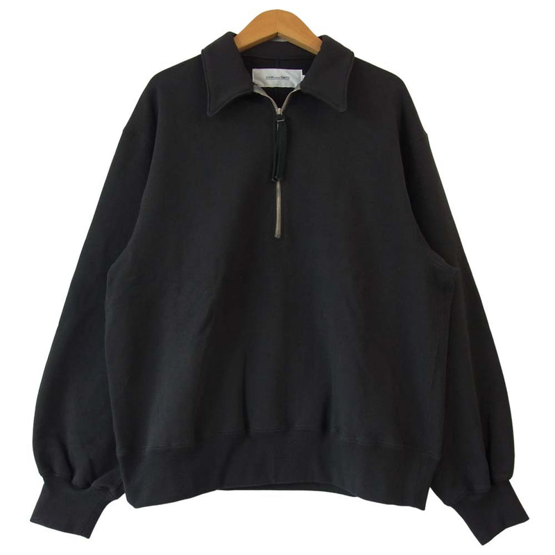 ジョンメイソンスミス 9WCT-#920 HALF ZIP SWEAT SHIRT ハーフ ジップ スウェット シャツ チャコール系 M【新古品】【未使用】【中古】