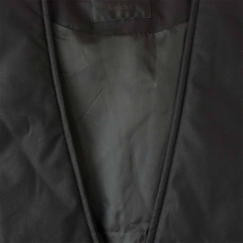 bukht ブフト BV-95701 LIOMOTA NYLON VEST 中綿 ナイロン ベスト ブラック系 S【新古品】【未使用】【中古】