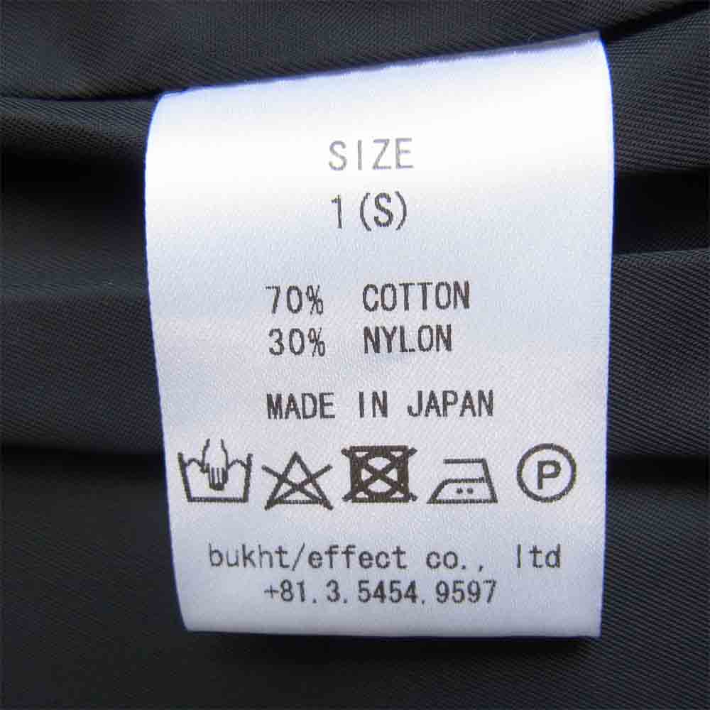 bukht ブフト BV-95701 LIOMOTA NYLON VEST 中綿 ナイロン ベスト ブラック系 S【新古品】【未使用】【中古】