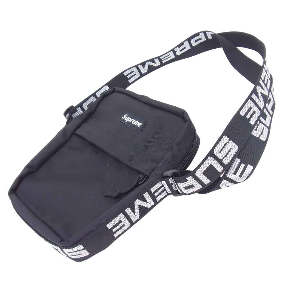 Supreme シュプリーム 18SS Shoulder Bag ショルダーバッグ サコッシュ ブラック系【中古】