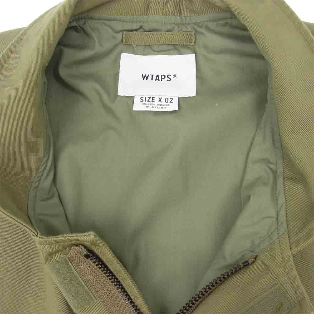 WTAPS ダブルタップス 21SS 211BRDT-JKM03 REP VEST ジップ ベスト カーキ系 X02【中古】