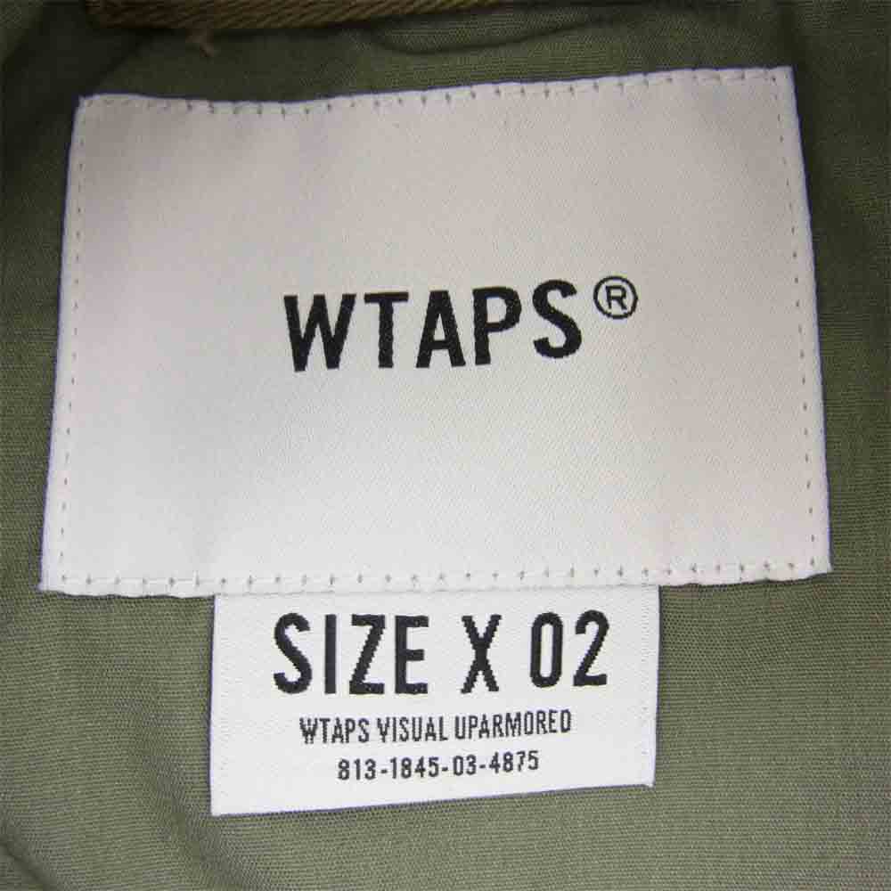 WTAPS ダブルタップス 21SS 211BRDT-JKM03 REP VEST ジップ ベスト カーキ系 X02【中古】