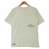 CHROME HEARTS クロムハーツ（原本無） 国内正規品 ホースシュー ロゴプリント ポケット 半袖 Tシャツ オフホワイト系 M【中古】