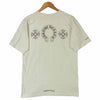 CHROME HEARTS クロムハーツ（原本無） 国内正規品 ホースシュー ロゴプリント ポケット 半袖 Tシャツ オフホワイト系 M【中古】
